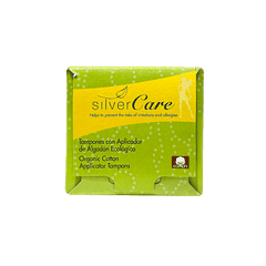 Tampon hữu cơ 2 giọt có cần đẩy Silvercare Regular 16 miếng