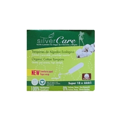 Tampon hữu cơ 3 giọt Silvercare Super 18 miếng