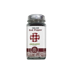 Tiêu đỏ hữu cơ nguyên hạt Vinasamex 50g