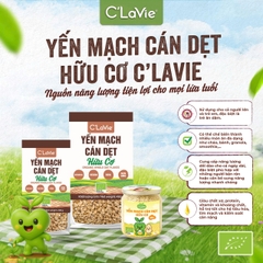 Yến mạch cán dẹt hữu cơ C'LaVie 450g