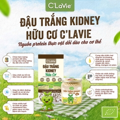 Đậu trắng kidney hữu cơ C'LaVie 110g