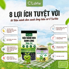 Đậu nành đen xanh lòng hữu cơ C'LaVie 200g