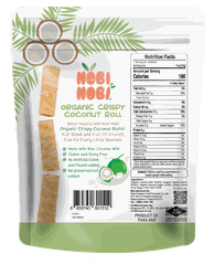 Bánh dừa cuộn giòn hữu cơ Nobi Nobi vị truyền thống 35g