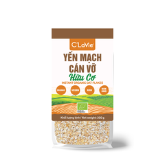 Yến mạch cán vỡ hữu cơ C’LaVie 200g