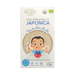 Gạo trắng hữu cơ Japonica Hoa Sữa 1kg (Gạo ăn dặm cho bé)