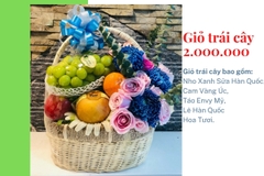 Giỏ trái cây 2 triệu  mã HL2002