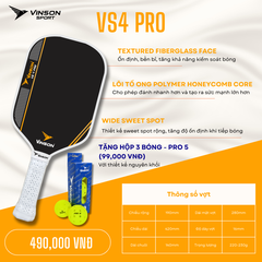 Vợt Pickleball VINSON VS4 PRO