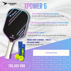 Vợt Pickleball VINSON XPOWER 5