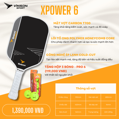 Vợt Pickleball VINSON XPOWER 6