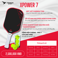 Vợt Pickleball VINSON XPOWER 7