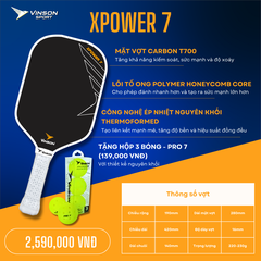 Vợt Pickleball VINSON XPOWER 7