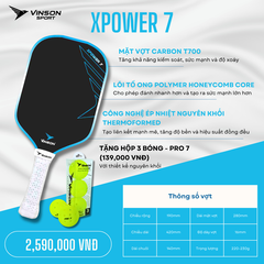 Vợt Pickleball VINSON XPOWER 7