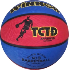 Bóng rổ Winner màu đỏ - xanh lam