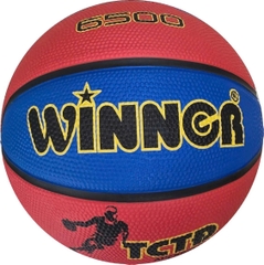Bóng rổ Winner màu đỏ - xanh lam