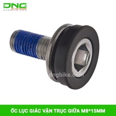 Ốc lục giác vặn trục giữa xe đạp M8x15mm