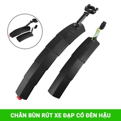 Chắn bùn rút xe đạp có đèn hậu