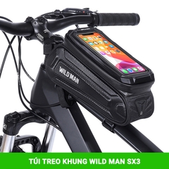 Túi điện thoại treo khung xe đạp chống nước WILD MAN SX3 - OD