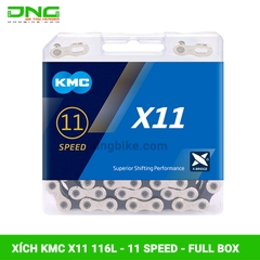 Xích xe đạp KMC X11 116L Fullbox