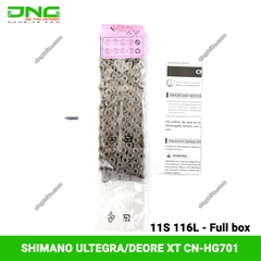 Xích xe đạp SHIMANO ULTEGRA/DEORE XT CN-HG701 11S 116L Full Box