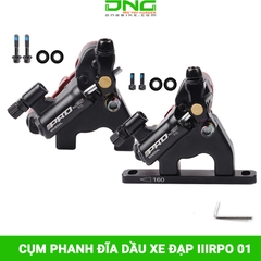 Cụm phanh đĩa dầu xe đạp IIIRPO 01 kèm đĩa phanh 160mm