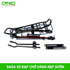 Baga xe đạp chở hàng kẹp sườn