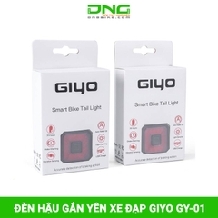 Đèn hậu pin sạc gắn yên xe đạp cảm biến chuyển động GIYO  GY-01