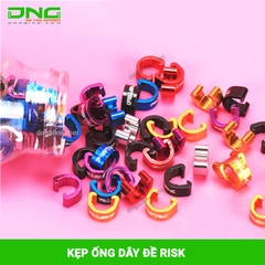 Kẹp ống dây phanh dây đề xe đạp nhôm RISK