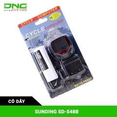 Đồng hồ xe đạp SUNDING SD-548B có dây