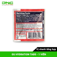 Viên sủi năng lượng GU HYDRATION TABS - 1 viên