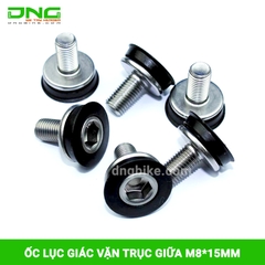 Ốc lục giác vặn trục giữa xe đạp M8x15mm