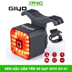 Đèn hậu pin sạc gắn yên xe đạp cảm biến chuyển động GIYO  GY-01