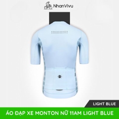 Áo đạp xe MONTON Nữ 11AM Light blue