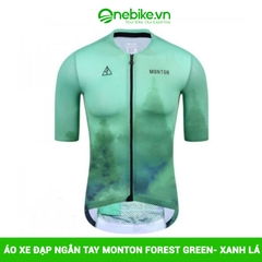 Áo đạp xe MONTON Forest green- xanh lá