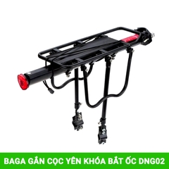 Baga xe đạp gắn cọc yên khóa bắt ốc DNG02