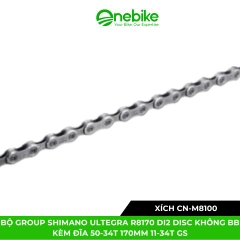Bộ group SHIMANO Ultegra R8170 Di2 Disc không BB kèm đĩa 50-34T 170mm