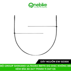 Bộ group SHIMANO Ultegra R8170 Di2 Disc không BB kèm đĩa 50-34T 170mm