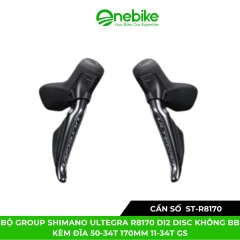 Bộ group SHIMANO Ultegra R8170 Di2 Disc không BB kèm đĩa 50-34T 170mm