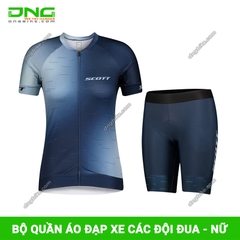 Bộ quần áo đạp xe các đội đua NỮ - XL