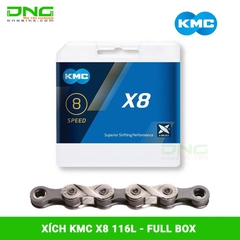 Xích xe đạp KMC X8 116L Fullbox