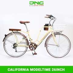 Xe đạp đường phố CALIFORNIA MODELTIME CACAO 26inch