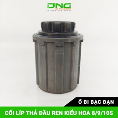 Cối líp thả xe đạp đầu ren kiểu hoa 8/9/10S