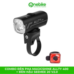 Combo đèn pha MAGICSHINE ALLTY 400 + đèn hậu SEEMEE 20 V2.0