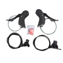 Combo tay đề lắc xe đạp SHIMANO 105 R7120 + phanh dầu R7170