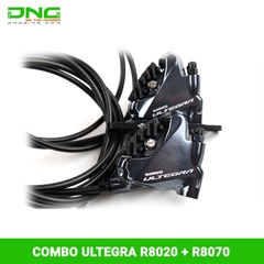 Combo tay đề lắc xe đạp SHIMANO Ultegra 8020 + phanh dầu 8070