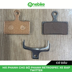 Má phanh cho bộ phanh Retrospec xe đạp TWITTER