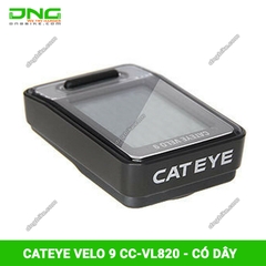 Đồng hồ xe đạp CATEYE VELO 9 CC-VL820 có dây