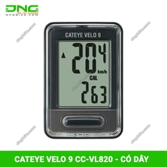 Đồng hồ xe đạp CATEYE VELO 9 CC-VL820 có dây