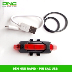 Đèn hậu xe đạp pin sạc RAPID