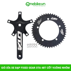 Giò dĩa xe đạp Fixed Gear OTA 48T cốt vuông nhôm