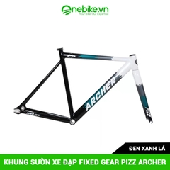 Khung sườn xe đạp Fixed Gear PIZZ ARCHER (đi kèm càng, chén cổ, khóa cọc yên)